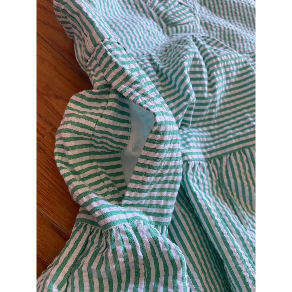 Crown & Ivy Dress Kids Girls Size Medium Striped Tiered Sundress Lined Casual - Picture 6 of 6